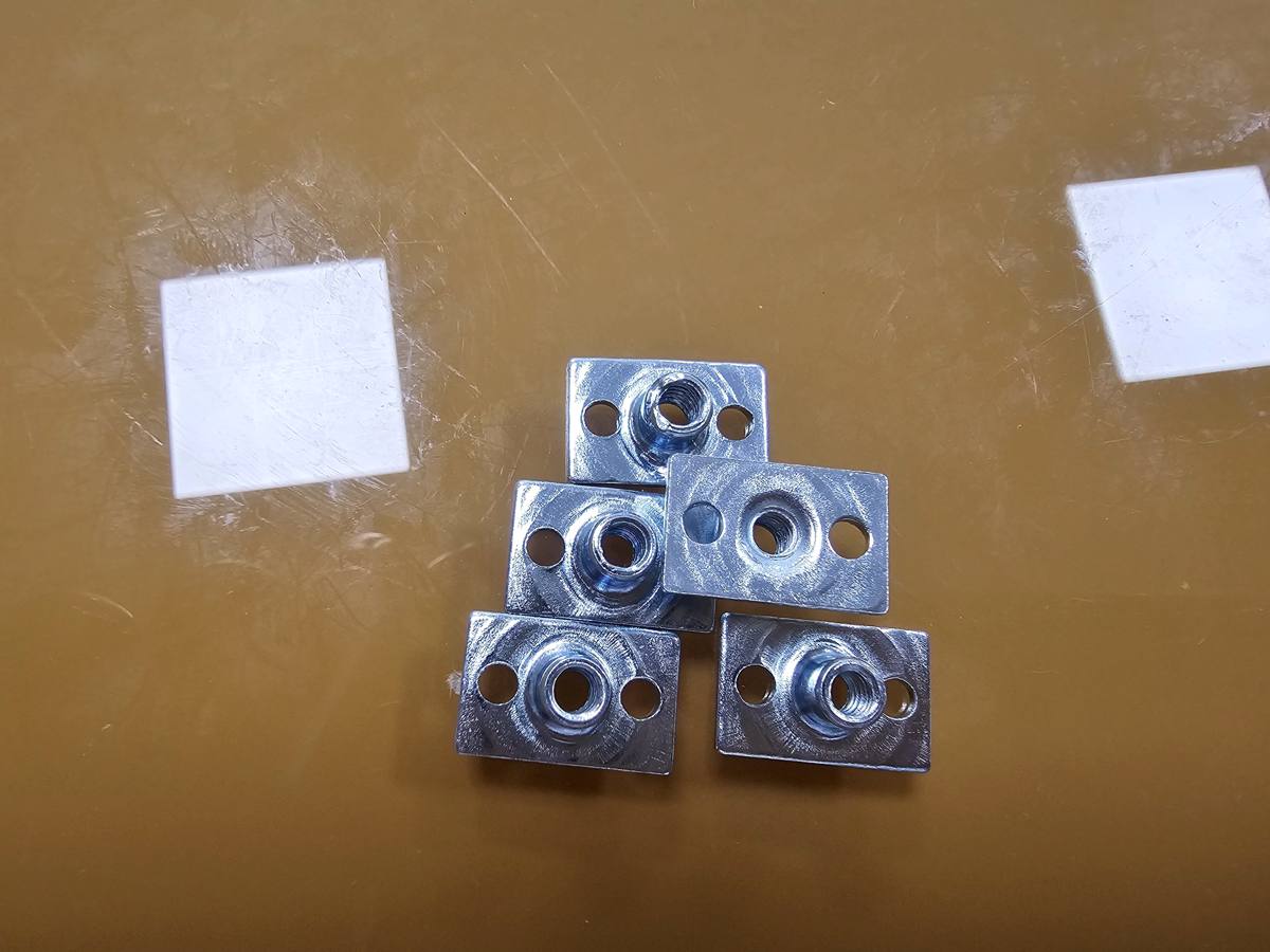 Plate Nut with Mounting Holes