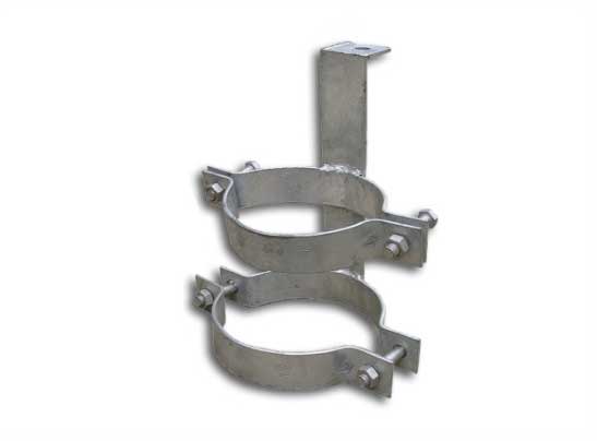  top single hoop galvanized pole clip pole clamp for 7.5 M or 9 M concrete pole